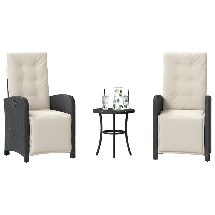 Bistrogrupp Med Dynor 3 Delar Mixbeige Konstrotting