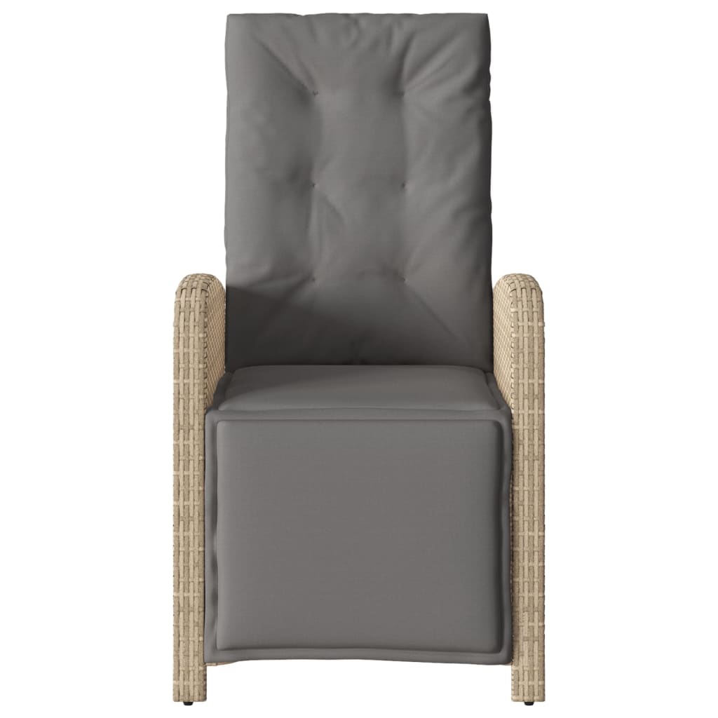 Bistrogrupp Med Dynor 3 Delar Mixbeige Konstrotting