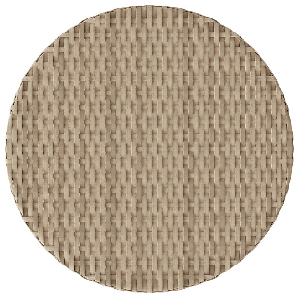Bistrogrupp Med Dynor 3 Delar Mixbeige Konstrotting