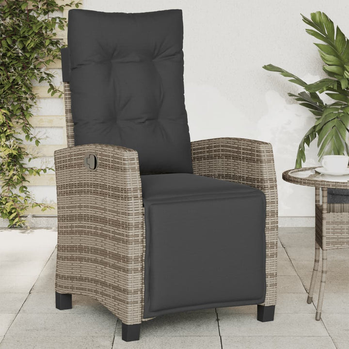 Justerbar Trädgårdsstol Mixbeige Konstrotting