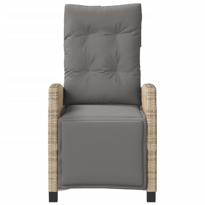 Justerbar Trädgårdsstol Mixbeige Konstrotting