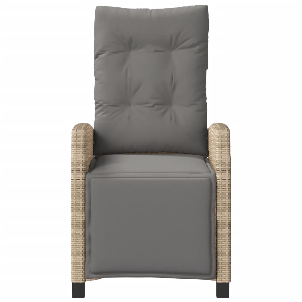 Justerbar Trädgårdsstol Mixbeige Konstrotting