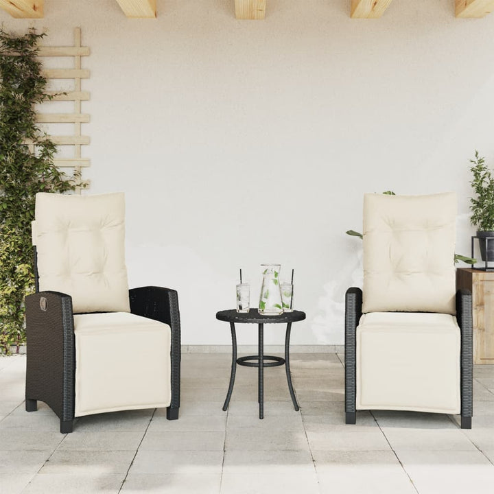 Justerbar Trädgårdsstol Mixbeige Konstrotting