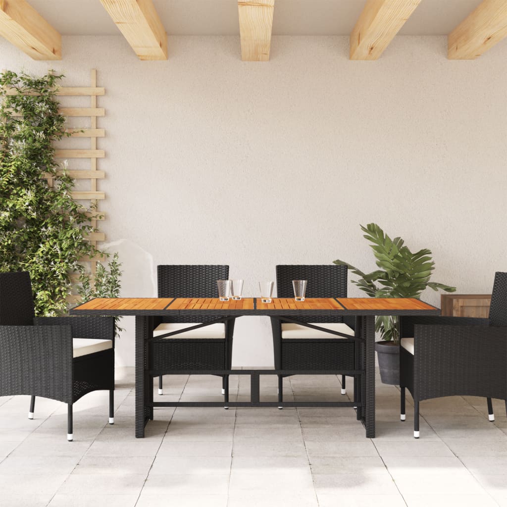 Dgårdsbord Med Akacia 190X80X74 Cm Konstrotting
