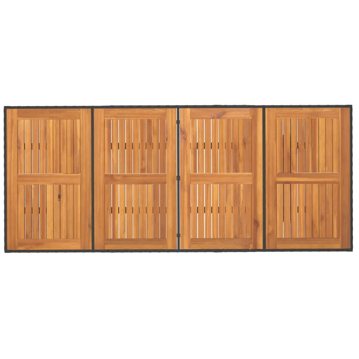 Dgårdsbord Med Akacia 190X80X74 Cm Konstrotting