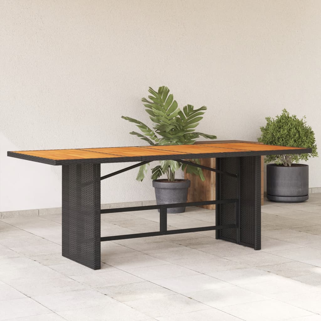 Dgårdsbord Med Akacia 190X80X74 Cm Konstrotting