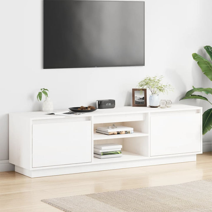 Tv-Bänk 140X35X40 Cm Massiv Furu