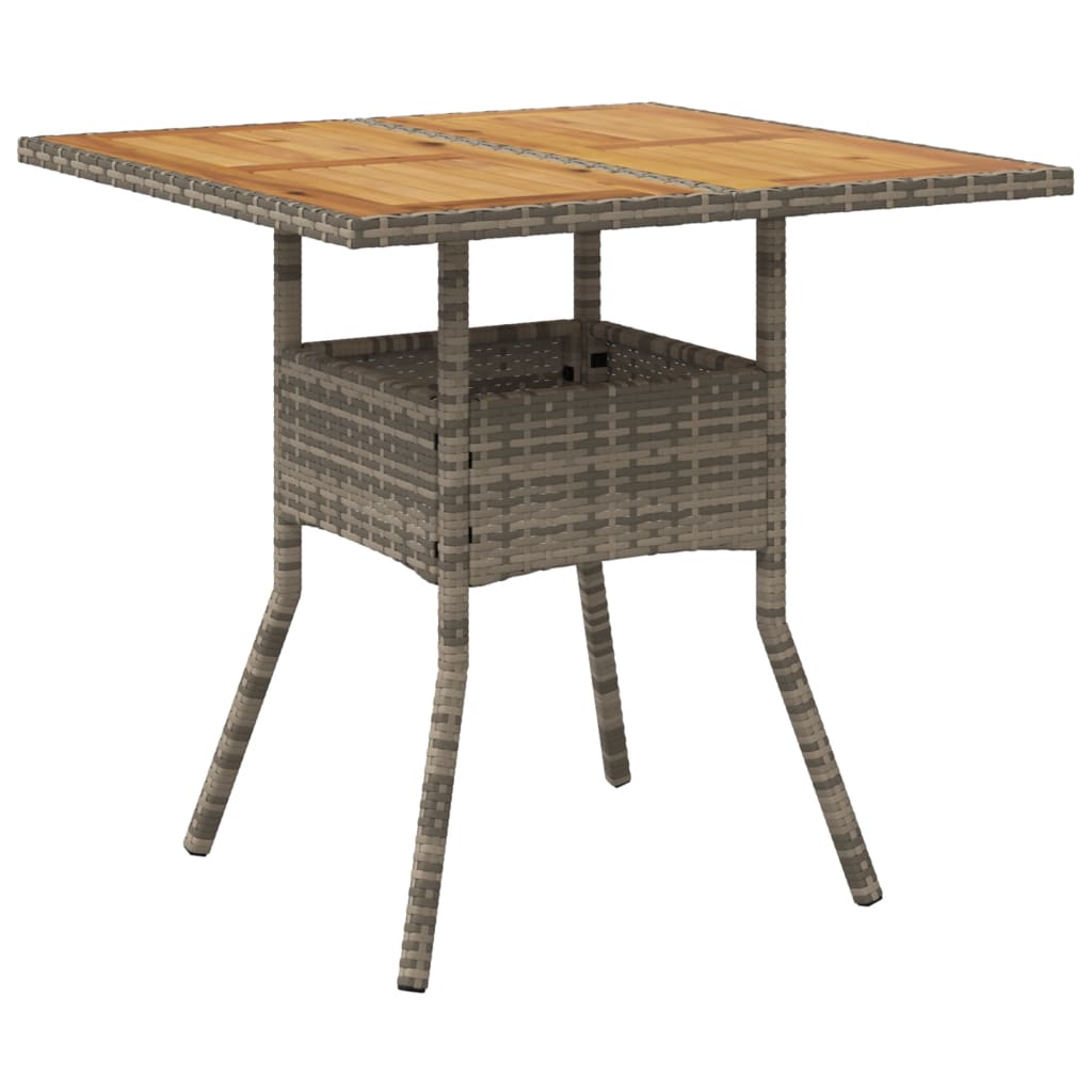 Dgårdsbord Med Akacia 80X80X75 Cm Konstrotting