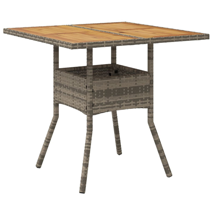 Dgårdsbord Med Akacia 80X80X75 Cm Konstrotting