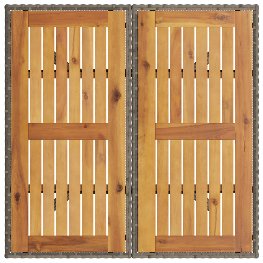 Dgårdsbord Med Akacia 80X80X75 Cm Konstrotting