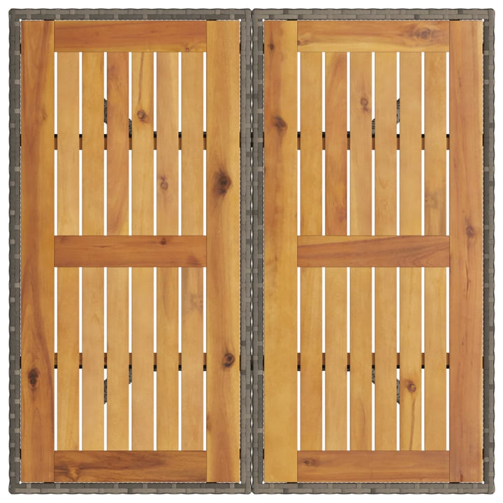 Dgårdsbord Med Akacia 80X80X75 Cm Konstrotting