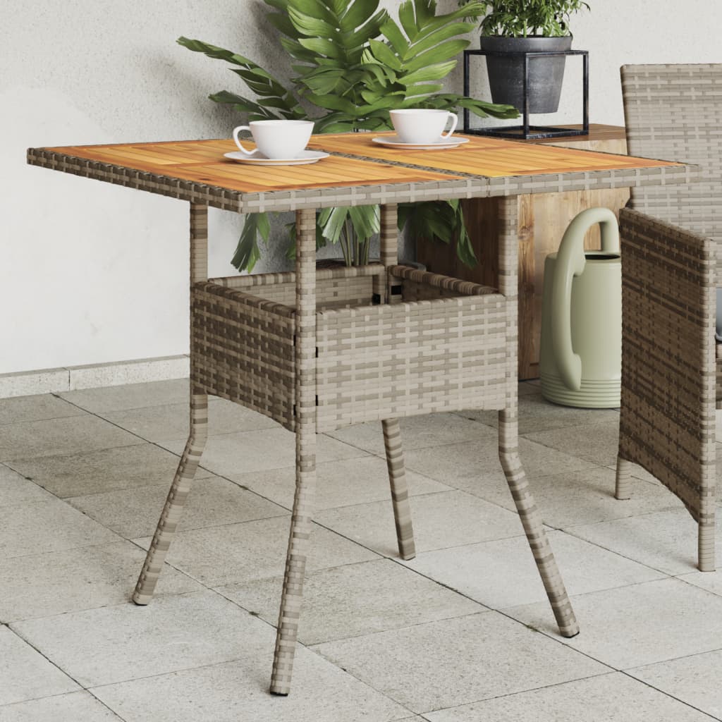 Dgårdsbord Med Akacia 80X80X75 Cm Konstrotting