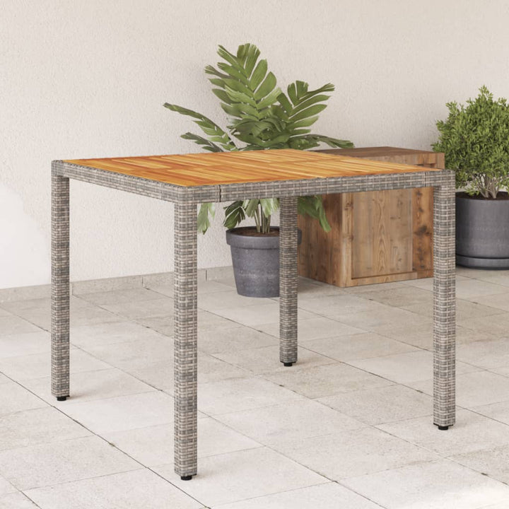 Trädgårdsbord 90X90X75 Cm Konstrotting