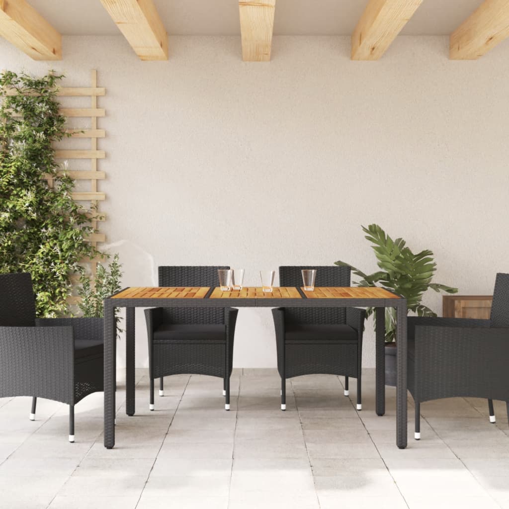 Trädgårdsbord Med Akaciaträ 150X90X75 Cm Konstrotting