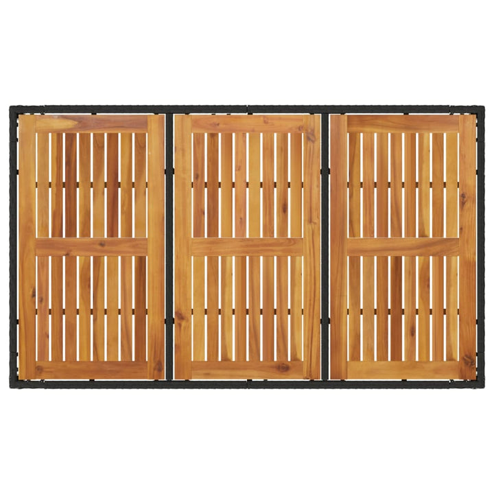 Trädgårdsbord Med Akaciaträ 150X90X75 Cm Konstrotting