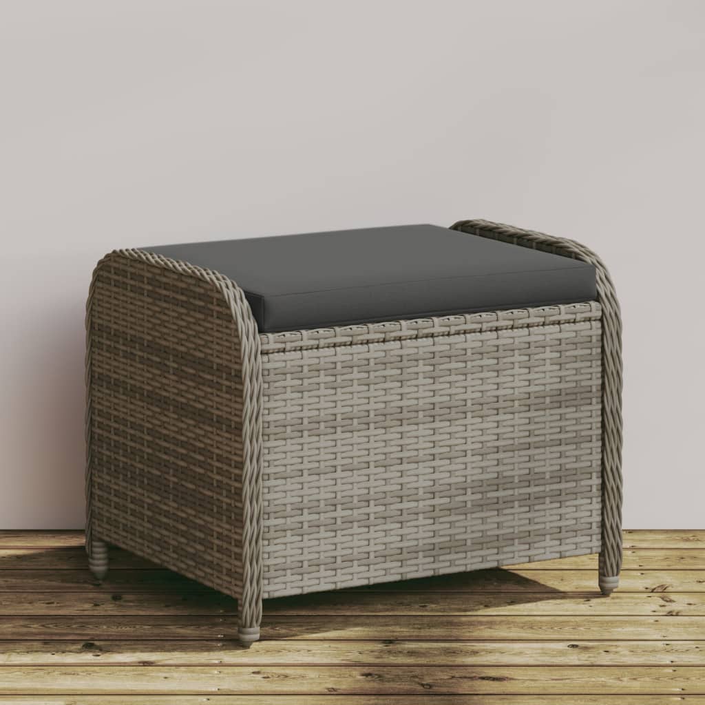 Trädgårdspall Med Dyna 58X46X46 Cm Konstrotting