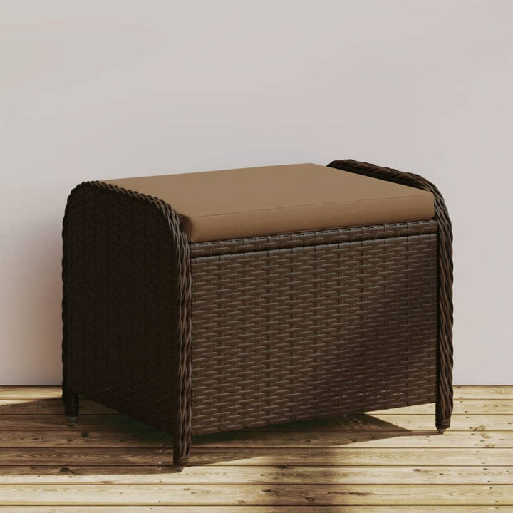Trädgårdspall Med Dyna 58X46X46 Cm Konstrotting