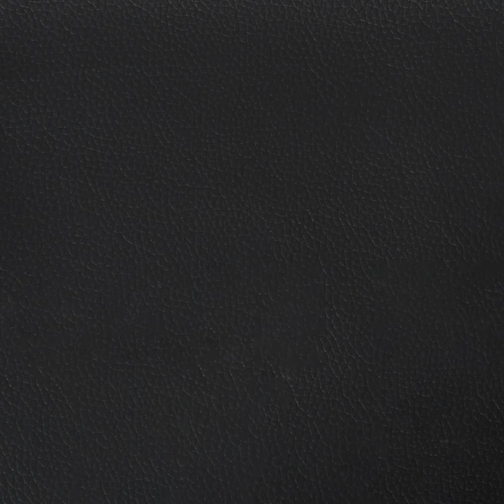 Bed Frame &amp;quot;Dover&amp;quot; Black And White Faux Leather