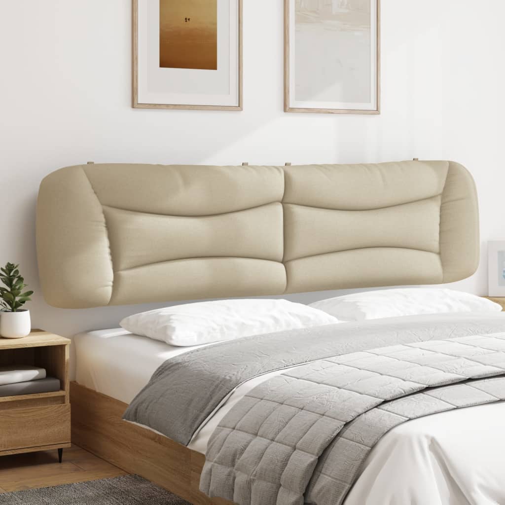Headboard Cushion &amp;quot;Hvar&amp;quot; Cream Fabric