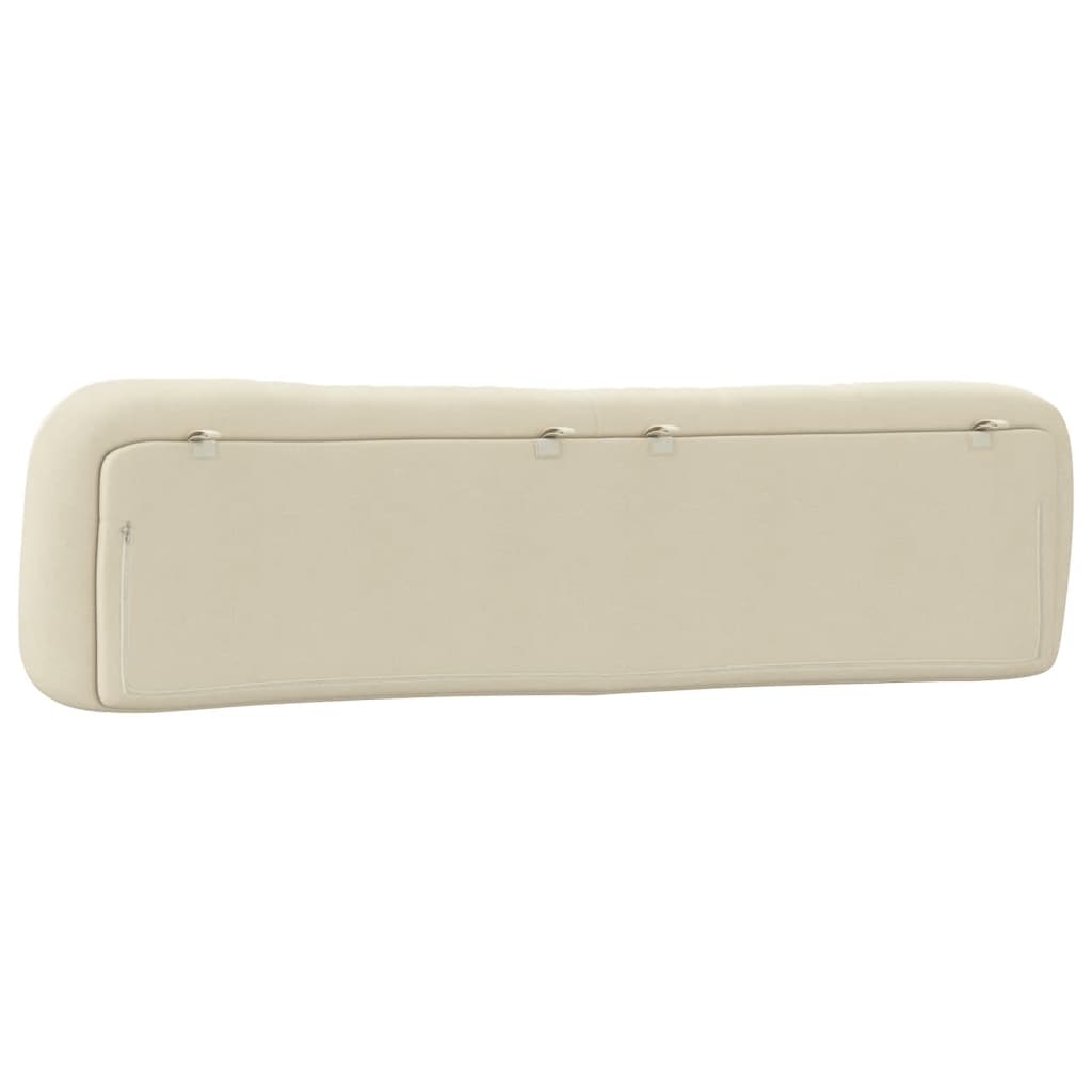 Headboard Cushion &amp;quot;Hvar&amp;quot; Cream Fabric
