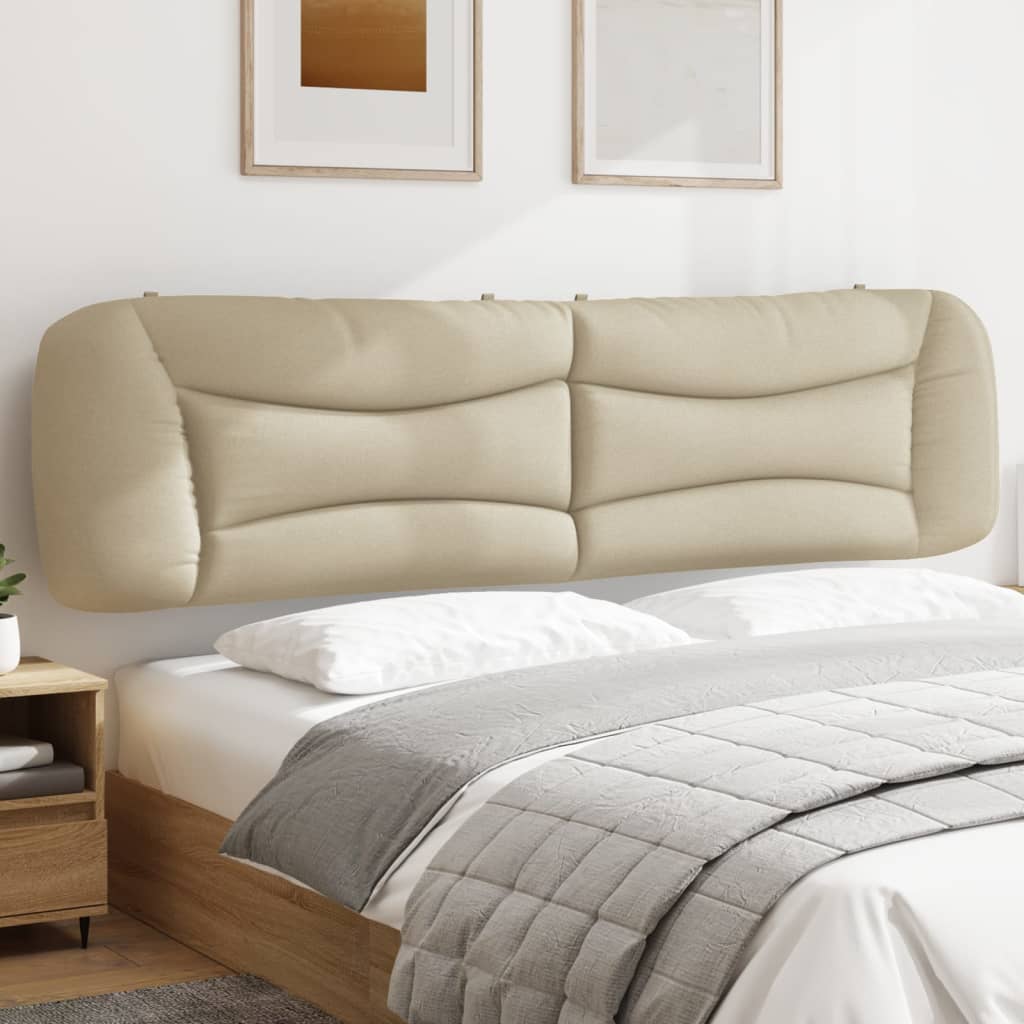 Headboard Cushion &amp;quot;Hvar&amp;quot; Cream Fabric