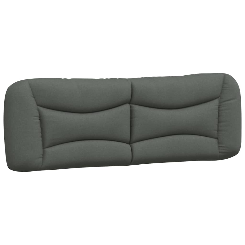 Headboard Cushion "Hvar" Dark Grey Fabric
