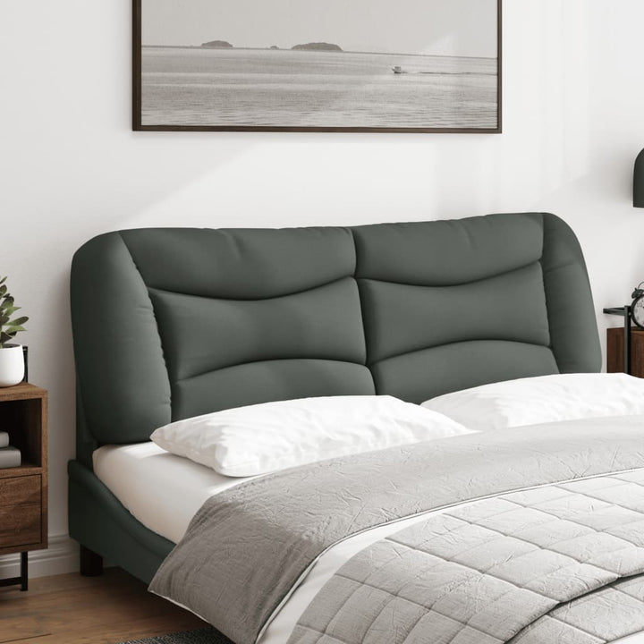 Headboard Cushion &amp;quot;Hvar&amp;quot; Dark Grey Fabric