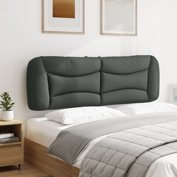 Headboard Cushion &amp;quot;Hvar&amp;quot; Dark Grey Fabric