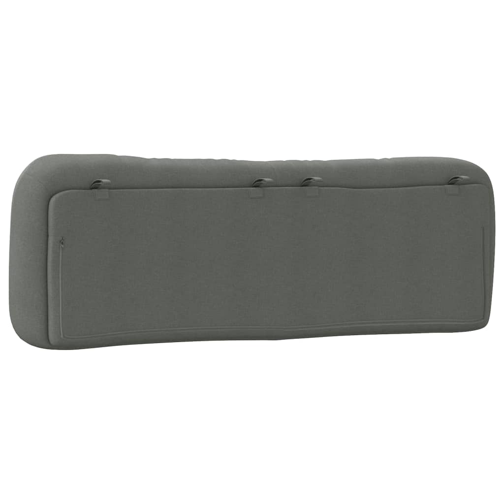 Headboard Cushion &amp;quot;Hvar&amp;quot; Dark Grey Fabric
