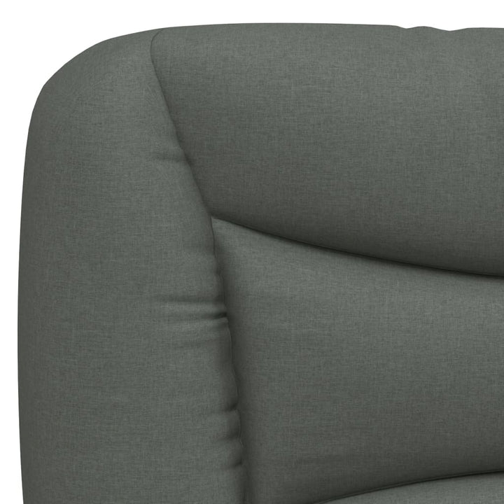 Headboard Cushion &amp;quot;Hvar&amp;quot; Dark Grey Fabric