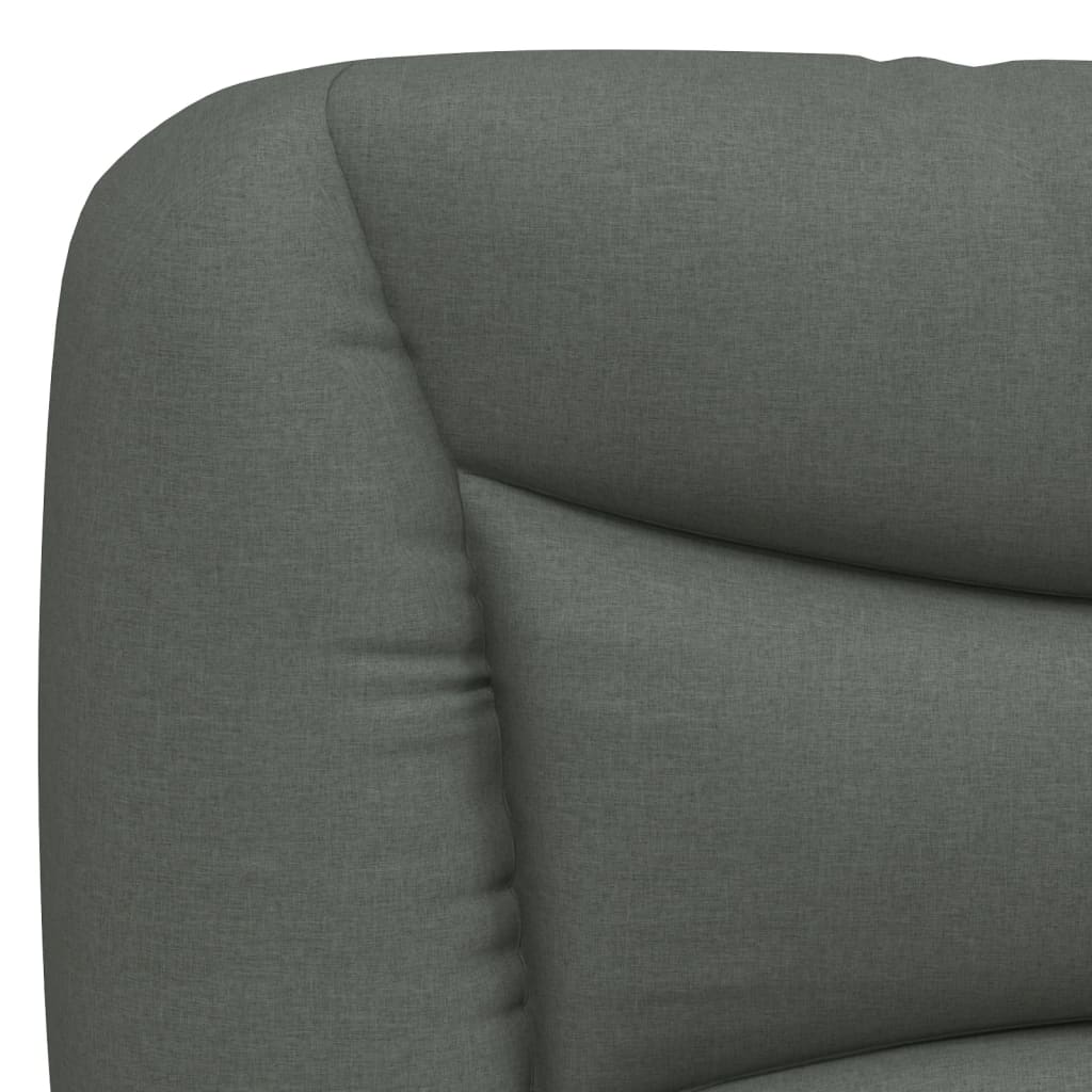 Headboard Cushion &amp;quot;Hvar&amp;quot; Dark Grey Fabric