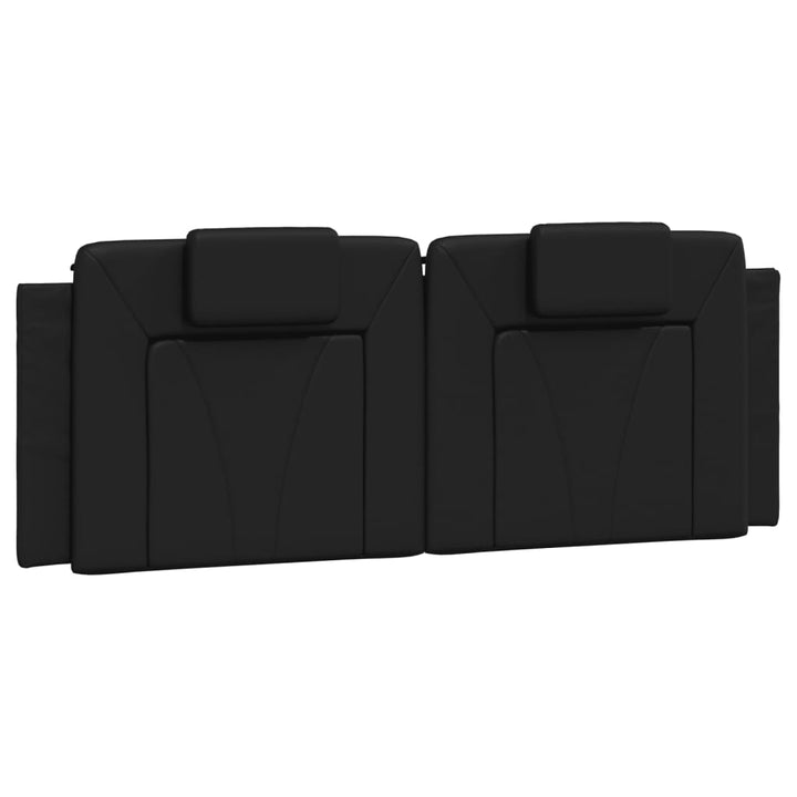 Headboard Cushion &amp;quot;Viana&amp;quot; Black Faux Leather