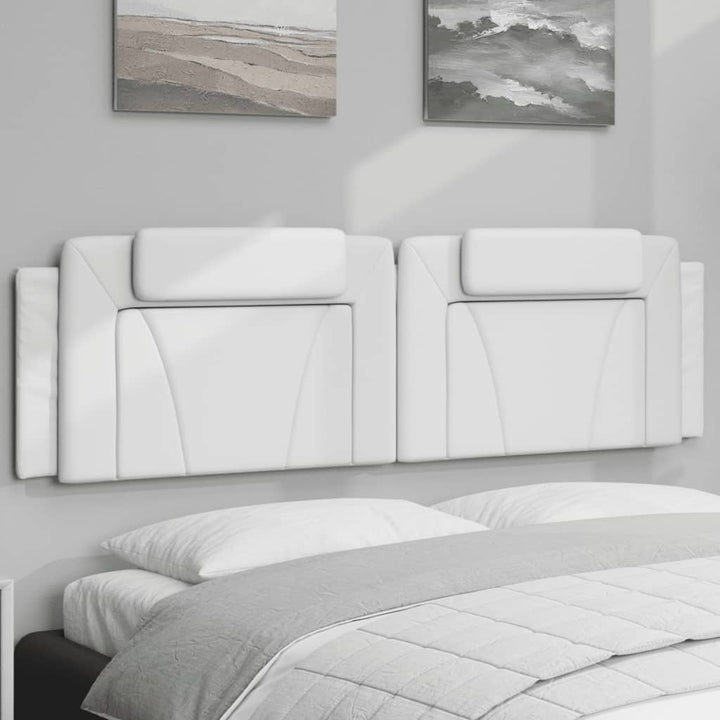 Headboard Cushion &amp;quot;Viana&amp;quot; Black Faux Leather