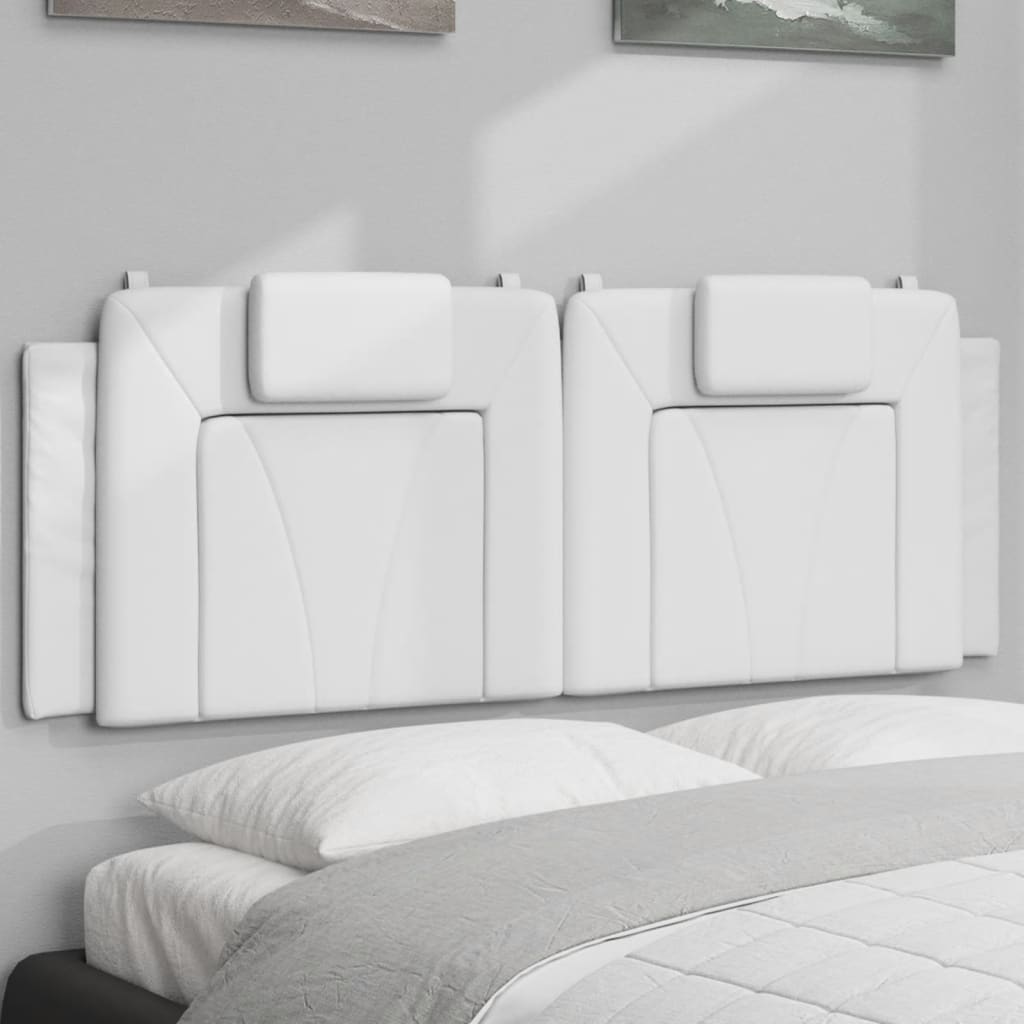 Headboard Cushion &amp;quot;Viana&amp;quot; Black Faux Leather