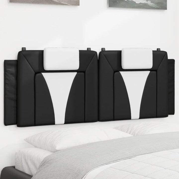 Headboard Cushion &amp;quot;Viana&amp;quot; Black Faux Leather