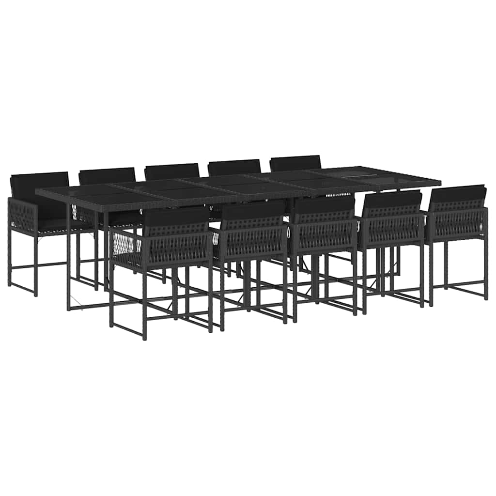 Matgrupp För Trädgården Med Dynor 11 Delar Konstrottning