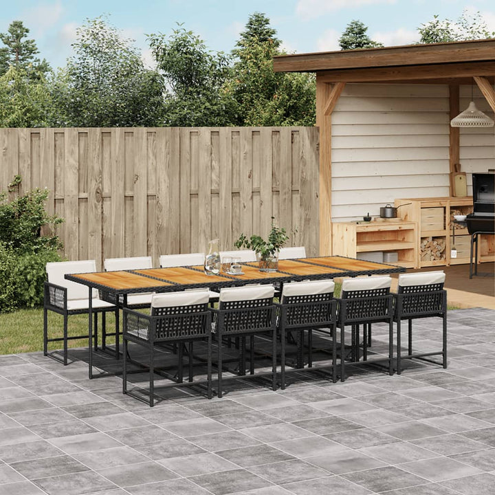 Matgrupp För Trädgården Med Dynor 11 Delar Konstrottning