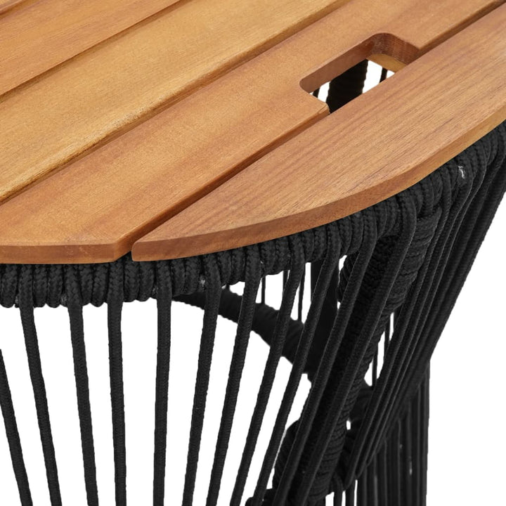Sidobord 2 Delar Med Träskiva Konstrotting