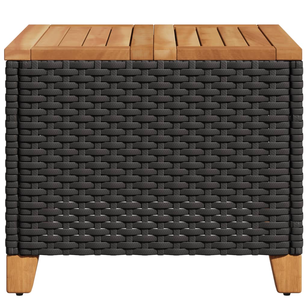 Trädgårdsbord 45X45X37 Cm Konstrotting Akaciaträ