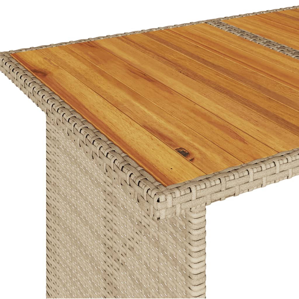 Matgrupp För Dgården Med Dynor 2 Delar Beige Konstrotting