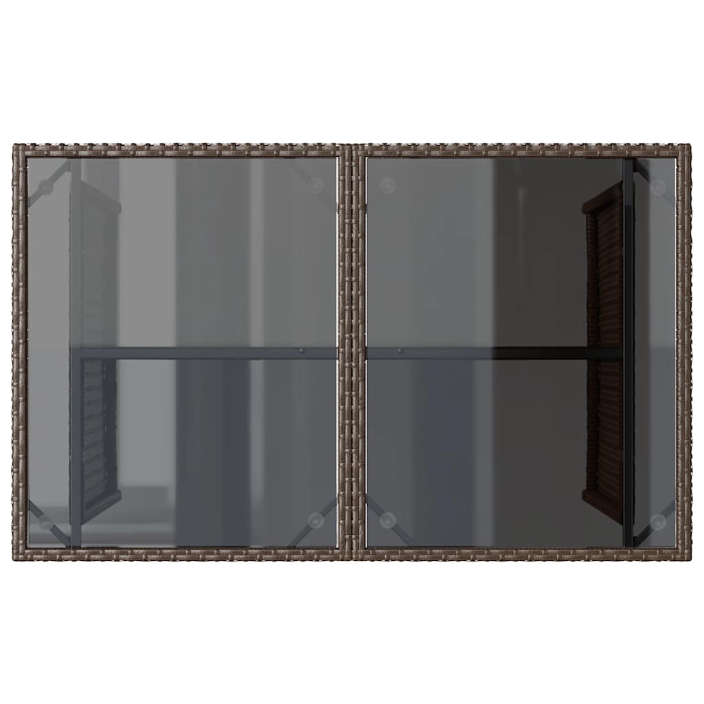 Trädgårdsbord Med Skiva 110X68X70 Cm Konstrotting