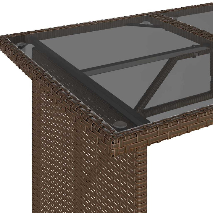 Trädgårdsbord Med Skiva 110X68X70 Cm Konstrotting