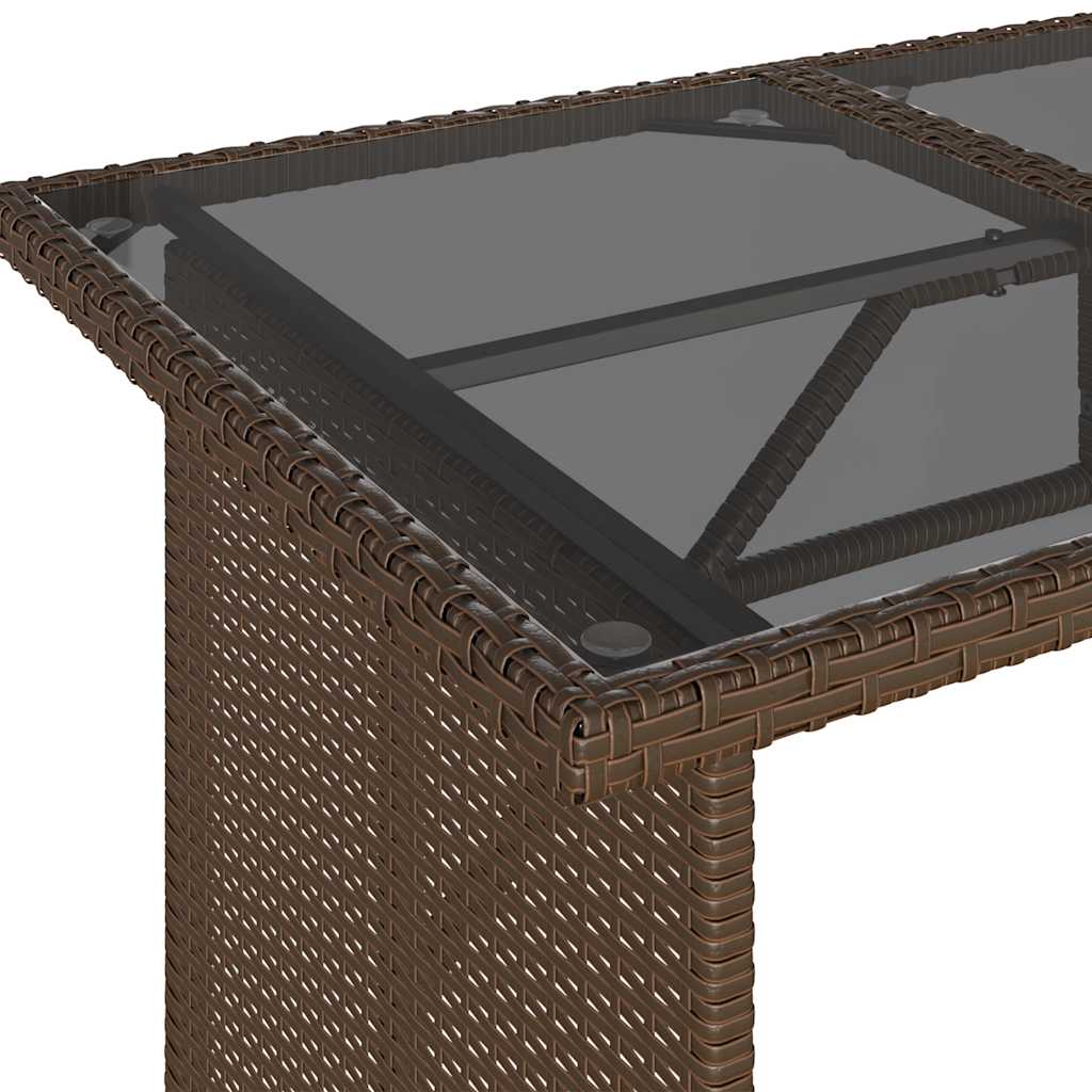 Trädgårdsbord Med Skiva 110X68X70 Cm Konstrotting
