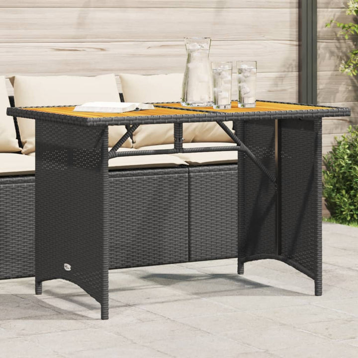 Trädgårdsbord Med Skiva 110X68X70 Cm Konstrotting