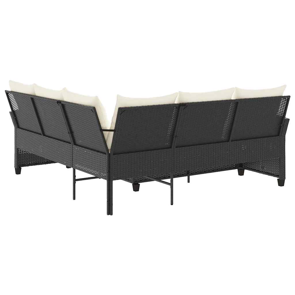 L-Formad Soffsoffa Med Kuddar Konstrotting