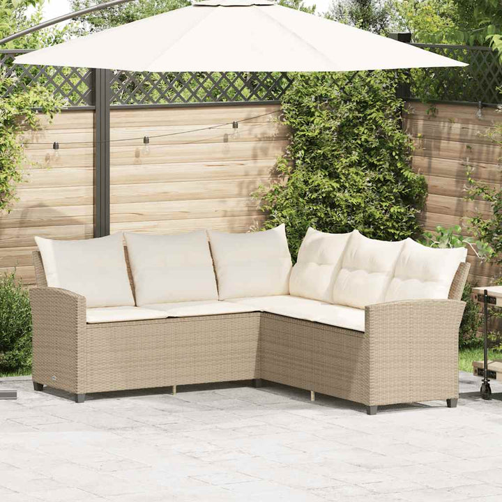 L-Formad Soffsoffa Med Kuddar Konstrotting