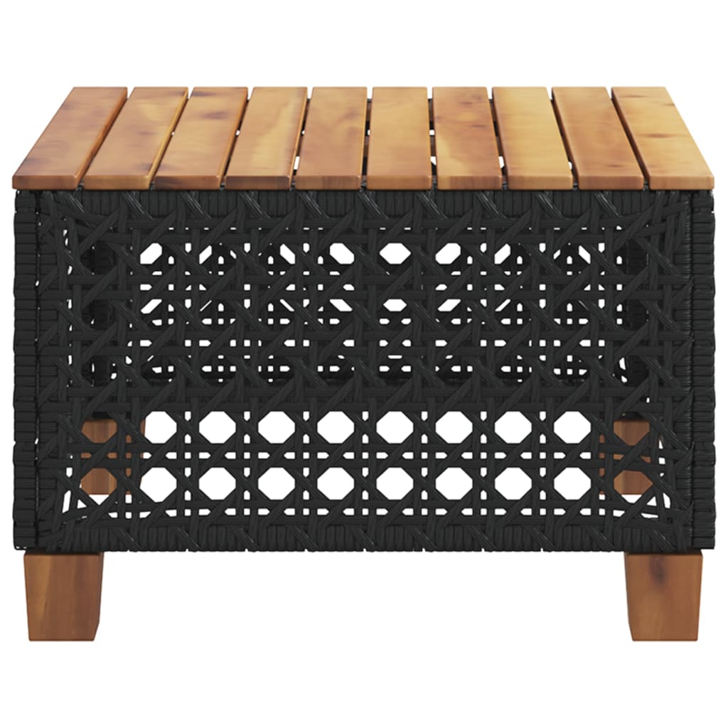 Trädgårdsbord 55X55X36 Cm Konstrotting Akaciaträ