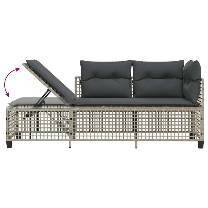Hörnsoffa För Trädgård Med Dynor 3 Delar Konstrotting