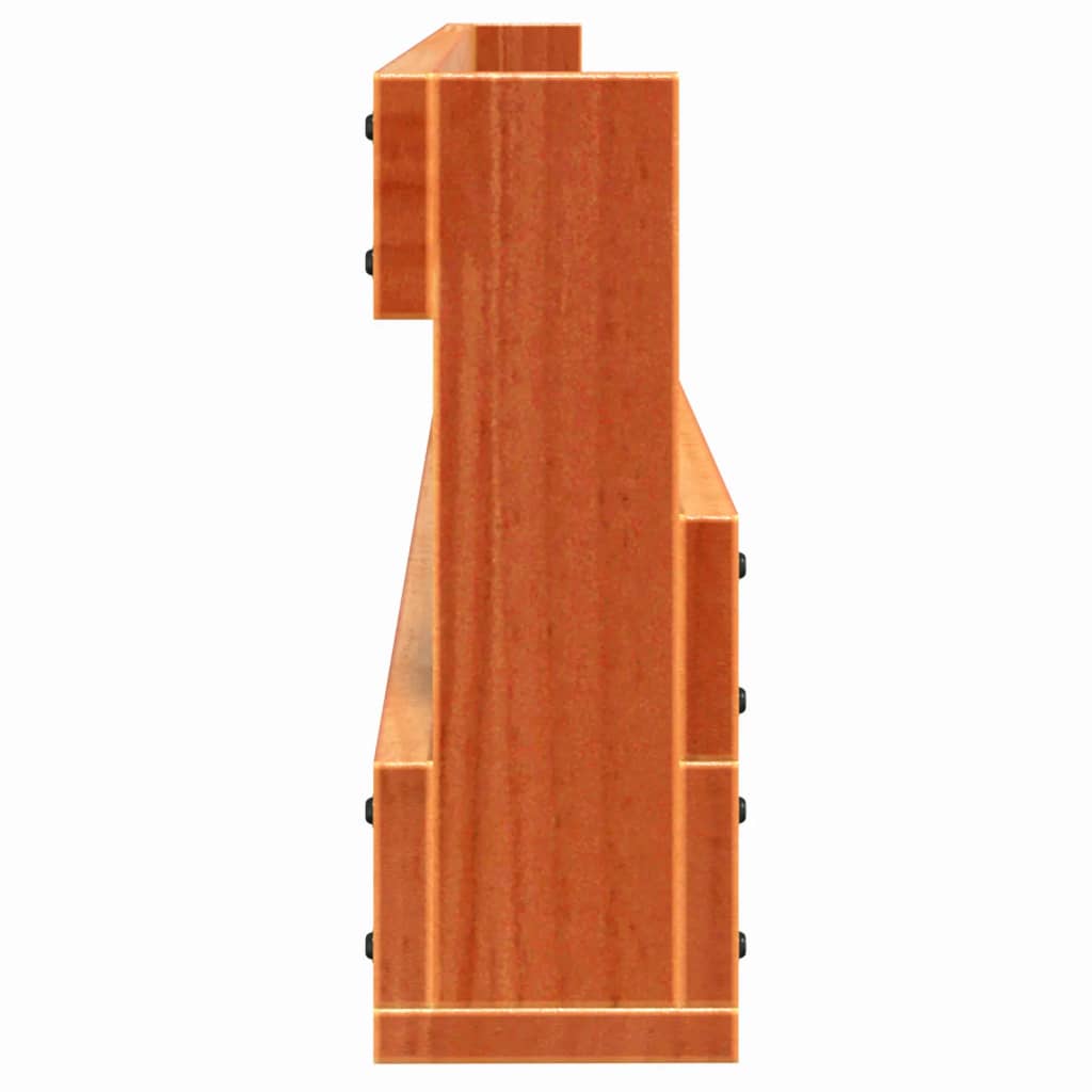 Väggmonterade Skoställ 2 St 59X8,5X23,5 Cm Massivt Furu