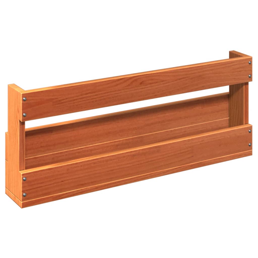 Väggmonterade Skoställ 2 St 59X8,5X23,5 Cm Massivt Furu